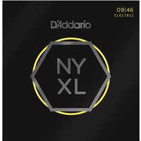 DAddario NYXL0946 Nickel Wound Super Light Top/Regular Bottom 09-46