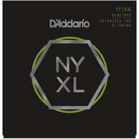 DAddario NYXL1156 Nickel Wound Medium Top / Ex-Heavy Bottom 11-56