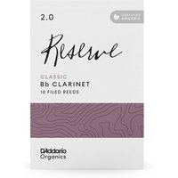 DAddario Organic Reserve Classic Bb Clarinet Reeds 2 (10 Pack)