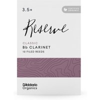 DAddario Organic Reserve Classic Bb Clarinet Reeds 3.5+ (10 Pack)