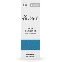 DAddario Organic Reserve Bass Clarinet Reeds 2 (5 Pack)