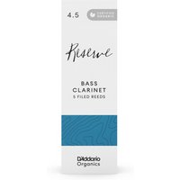 DAddario Organic Reserve Bass Clarinet Reeds 4.5 (5 Pack)