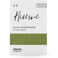 DAddario Organic Reserve Alto Saxophone Reeds 2 (10 Pack)