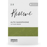 DAddario Organic Reserve Alto Saxophone Reeds 2.5 (10 Pack)