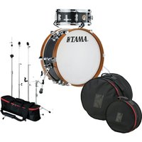 Read more about the article Tama Club Jam Mini Gig Pack w/Hardware and Bags Charcoal Mist