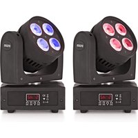 Orbit Moving Head Lights with UV Twin Pack