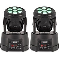 Orbit 70W Moving Head Lights Twin Pack