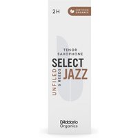 DAddario Organic Select Jazz Unfiled Tenor Sax Reeds 2H (5 Pack)