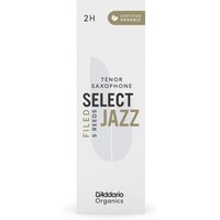 DAddario Organic Select Jazz Filed Tenor Sax Reeds 2H (5 Pack)