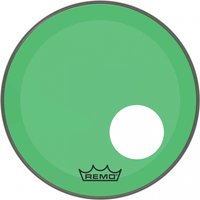 Remo Powerstroke 3 Colortone Green 18 Ported Bass Drum Head