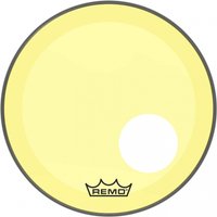 Remo Powerstroke 3 Colortone Yellow 18 Ported Bass Drum Head