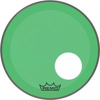 Remo Powerstroke 3 Colortone Green 20 Ported Bass Drum Head