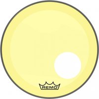 Remo Powerstroke 3 Colortone Yellow 20 Ported Bass Drum Head