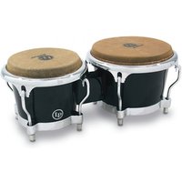 LP Fiberglass Bongos Black Chrome Hardware