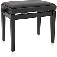 Adjustable Piano Stool by Gear4music Matte Black