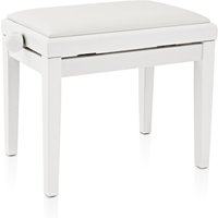 Adjustable Piano Stool by Gear4music White