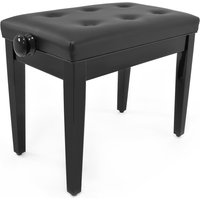 Read more about the article Deluxe Piano Stool by Gear4music Gloss Black – Nearly New