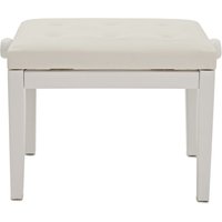 Deluxe Piano Stool by Gear4music White