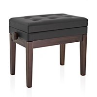 Deluxe Piano Stool with Storage by Gear4music RW