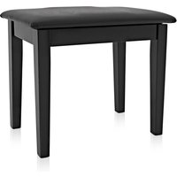 Piano Stool with Storage by Gear4music Gloss Black