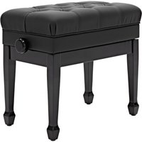 Premium Piano Stool with Storage by Gear4music - Nearly New