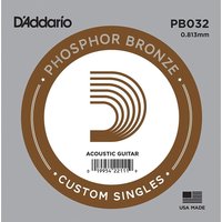 Read more about the article DAddario Single Phosphor Bronze Wound .032 String