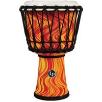 LP Djembe World 7-inch Rope Tuned Orange Marble