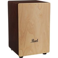 Pearl Elite Box Cajon Matte Wine Red w/Natural Front Plate