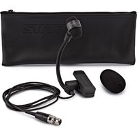 Shure PGA98H Clip-on Instrument Mic TA4F Wireless Systems Connector