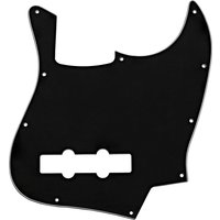 Guitarworks 10-Hole SS Bass Scratchplate Black