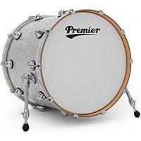 Read more about the article Premier Genista Maple 22″ x 18″ Bass Drum Silver Sparkle