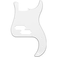 Guitarworks 11-Hole Split Coil Bass Scratchplate White