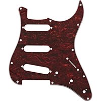 Guitarworks 11-Hole SSS Scratchplate Red Tortoise Shell