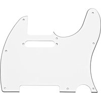 Guitarworks 8-Hole SS Scratchplate White