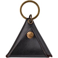 Plectrum Case Keyring by Gear4music Black Leather