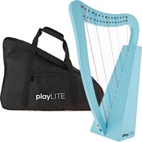 playLITE 15 String Harp by Gear4music Blue