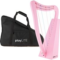 playLITE 15 String Harp by Gear4music Pink
