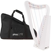 playLITE 15 String Harp by Gear4music White