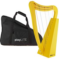 playLITE 15 String Harp by Gear4music Yellow