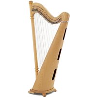 Deluxe 38 String Pillar Harp by Gear4music Natural