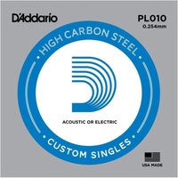 DAddario Single Plain Steel .010