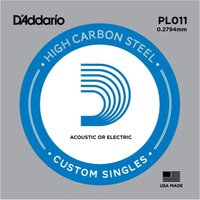 DAddario Single Plain Steel .011