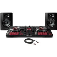 Numark Mixtrack Platinum FX DJ Controller with M-Audio BX4 Monitors