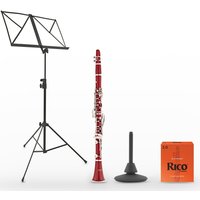 playLITE Clarinet Pack by Gear4music Red