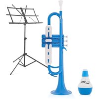 Read more about the article playLITE Hybrid Trumpet by Gear4music Blue + Music Stand & Mute