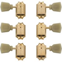 Read more about the article Gibson PMMH-020 Deluxe Green Key Tuner Set Vintage Gold