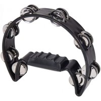 Performance Percussion 1/2 Moon Tambourine Black