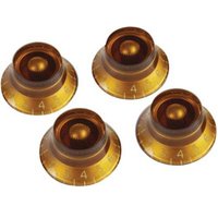 Gibson Top Hat Knobs for Electric Guitar 4 Pack Amber