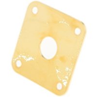 Gibson Metal Jack Plate Gold