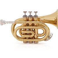 Pocket Trumpet by Gear4music Gold